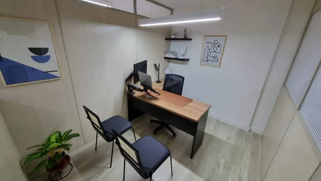 Sala de reunião do escritório Maxima BPO